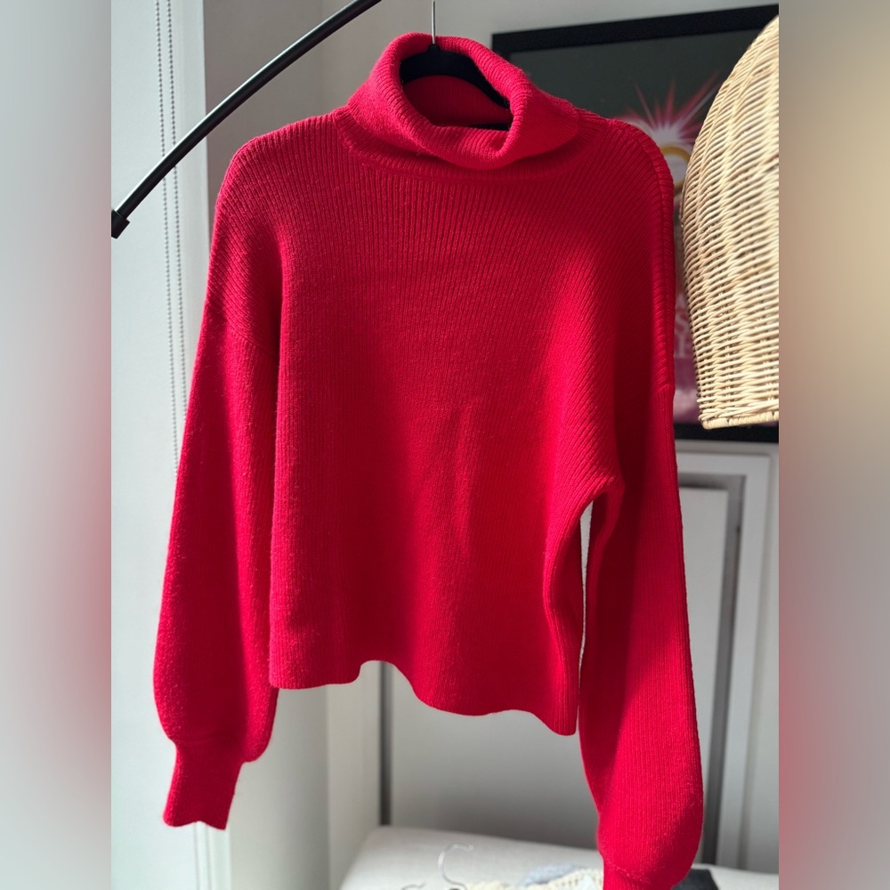 Urban Outfitters Red Turtleneck Sweater